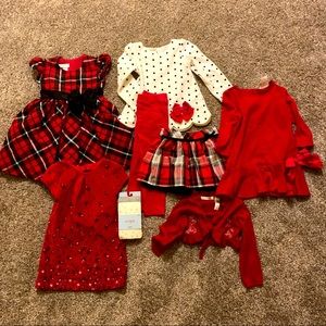 Christmas Outfit Lot 3T